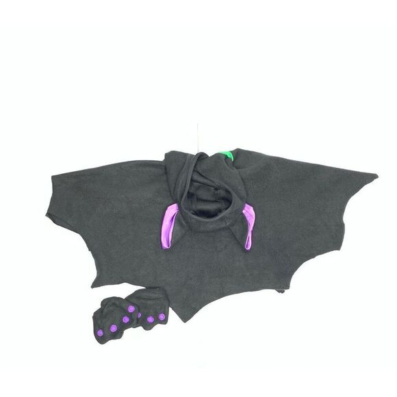 Rubies Costume Lil Bat Cape, Gloves & Hat Infant Baby Size 1-2 ~ 12-18 Months - Picture 3 of 3